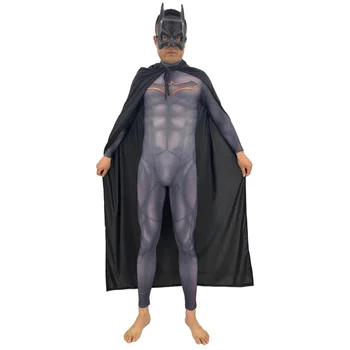 3D tlač Batman DarKnight Cosplay Kostým Bruce Wayne Superhrdina Zentai Kombinézu Vyhovovali Kombinézach Batman kostýmy