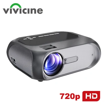 Vivicine T7 720P HD Prenosné Domáce Kino Video Hry, Projektor,HDMI, USB Movie Proyector Beamer