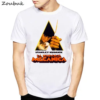 Stanley Kubrick je Clockwork Orange, T Shirt Muži Ženy Harajuku Alex Malcolm McDowell Grafické Tričko Top Tees