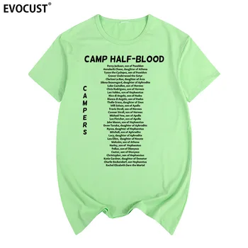 Tábor dvojakej krvi táborníci Percy Jackson Zábavné Long Island Zvuk Letné tričko Bavlna Mužov tričko ženy, ČAJ módne Bežné