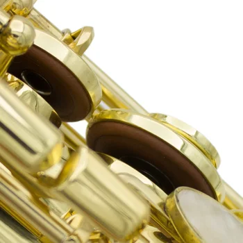 25pcs Alto Saxofón SAX Nahradenie 4,8 mm Woodwind Hnedé Fuax Kožené Podložky