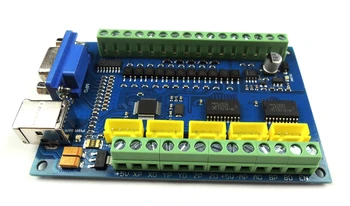 Upgrade Pôvodných predajní MACH3 USB CNC 5 Os 100KHz Hladké Stepper Motion Control karty breakout rada pre CNC Gravírovanie 12-24V