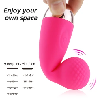 Mäkké Mini Clitorial Stimulátor Bullet Vibrátor Erotické, Sexuálne Hračky pre Ženy, Páry, 9 Rýchlostí, Silikónové G-spot Masér Nabíjateľná