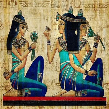 3D Tapety na Európsky Štýl Ručne maľované Starovekých Egyptských Údaje Nástenné Maľby Obývacia Izba TV Domova nástenné Maľby Abstraktných De Parede
