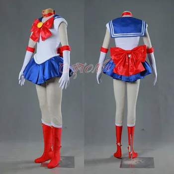 Cafiona Lacné Sailor Moon Tsukino Usagi Princezná Pokoj Cosplay Kostým Krásne Dievčatá Mini Šaty Nastaviť Halloween