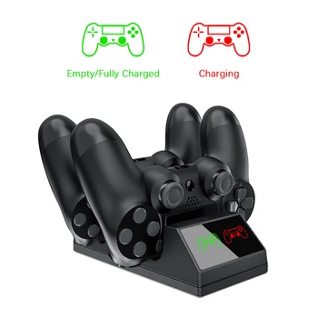 PS4 Slim Pro Bezdrôtový ovládač pre Rýchle Nabíjanie Dock Stanica pre Sony Playstation 4 Ovládač Nabíjačka