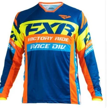 2020 enduro Cyklistické T-shirt Horských Downhill Bike Dlhý Rukáv Závodné Oblečenie MTB DH Offroad Motocross Dresy veľkoobchod FXR