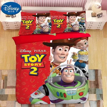 Toy Story posteľná bielizeň Nastaviť Woody Buzz Lightyear Obliečky obliečky na Vankúše Toy Story deti Cartoon Cumlík posteľná bielizeň Sady posteľnej bielizne