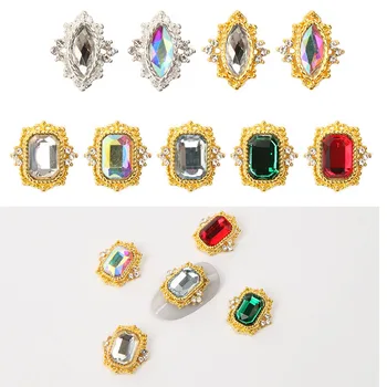 100 ks Krištáľovo Diamond 3D šperky japonský nail art, ozdoby na najvyššej úrovni kvality crystal manikúru, ozdoby na DIY Nechtov ,