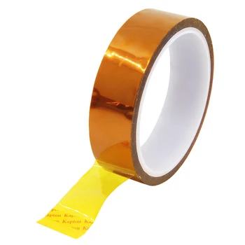 Rýchle Odoslanie 30 mm/40 mm/50 mm Gold Lepiaca Páska Pre Elektronický Priemysel Kapton Pásky BGA Vysokej Teploty, Tepelne Odolné Polyimidové