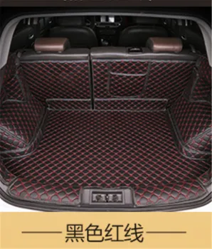 Pre Chery Tiggo 8 2020-2021 7 miest 3D troch-dimenzionální PU chvost box ochrannú podložku koberec kufra batožinu pad Auto styling
