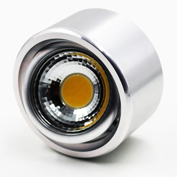 GD 5W 7W COB LED svietidlo Stmievateľné Povrchovú montáž Stropu Bodové Svetlo AC110V-220V Nastaviteľné Stropné Svietidlo W/Ovládač Strieborná/B/W