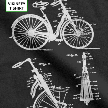 Muži Tričko Bicykel Predné Zavesenie Na Bicykli T-Shirts 1890 Horský Bicykel Vintage Krátky Rukáv Tees O Krk Oblečenie Bavlna Veľké Tričko