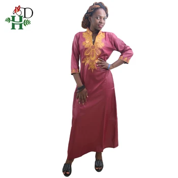 H&D Afriky Dlhé Šaty Žien Dashiki Bazin Bohaté Oblečenie Kaftan Šaty dámske Svadobné Šaty Boubou Africain Dámy Vestidos