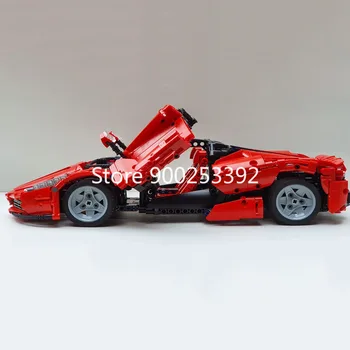 Na Sklade QL0417 Ferrari Laferrari F1, Pretekárske Auto 1580pcs 1:10 Technic Série Stavebné kamene, Tehly Super Auto Hračky 20097 3388