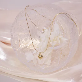Lesklé Strane Nové Príslušenstvo Crystal Prívesok&náhrdelníky Pre Ženy Jednoduchý Štýl Darček Náhrdelníky Zirconia