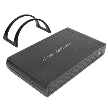 USB2.0 SATA 3.5 palcový HDD Prípade SSD Poľa Až 6TB Hliníkovej Zliatiny Externý Pevný Disk Krytu jednotky ssd (Solid State Disk Kryt Box