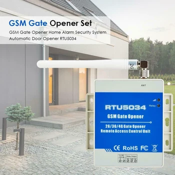 2G GSM Brány Automatický Otvárač Prístup Relé Spínač, Diaľkové Ovládanie Zdarma Volanie Domov Alarm System Security RTU5034