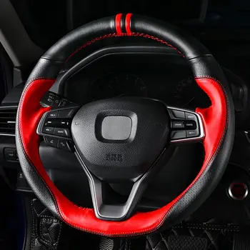 Čierne Originálne Kožené DIY volant, kryt Na Honda Accord 10 2018 2019