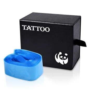 100ks/bal Jednorazové Modré Tetovanie Klip Kábel Rukávy Tašky Obaly Tašky pre Tetovanie Stroj Tetovanie Permanentného make-upu Príslušenstvo