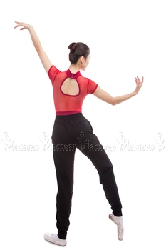 Vysoký Nárast Bavlna Lycra Tanečné Nohavice Dospelých Jazz Nohavice pre Tanec Spandex cvičenie nohavice Pohodlie, Trvanlivé Fitness Tanec Nohavice JP697
