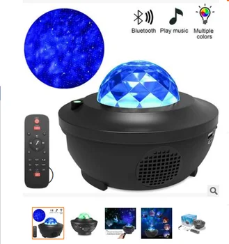 Hviezda Projektorom Hviezdnej Oblohy Projektor Blueteeth USB Hlasové Ovládanie Hudobného Prehrávača detský Nočné Svetlo Romantický Galaxy Lampa Projektora