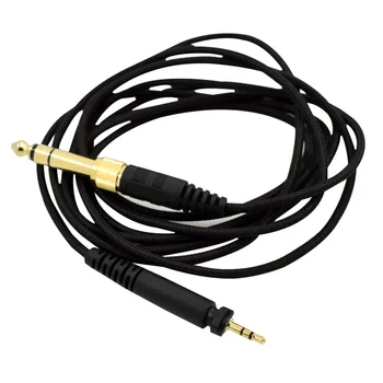 6.35 mm Náhradný Stereo Audio Kábel Rozšírenie Hudby Kábel Drôt Pre Philips SHP9000 SHP8900 SHP895 SHP 9000 8900 865 Slúchadlá