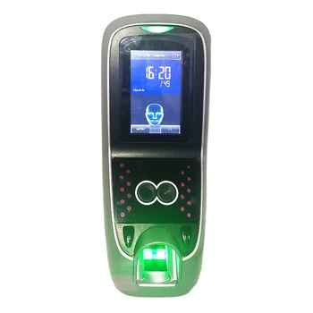 Biometrické Tváre a odtlačkov prstov dvere, systém kontroly prístupu Čas Dochádzky s Voliteľným Stavať V card Reader