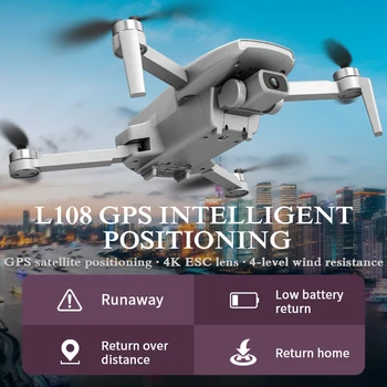 CONUSEA L108 Drone 4K HD s Kamerou 5G WiFi Striedavý Motor FPV Quadcopter GPS Lietania 25 Minút 1KM Vzdialenosť RC Dron VS SG108