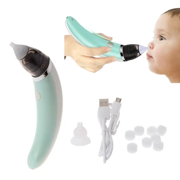 Dieťa nosovej aspirator elektrické bezpečnostné hygienické nosovej sacie zariadenie má 2 veľkosti nosa tip a ústne sania novorodenca chlapec dievča