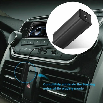 Nový 3.5 mm Aux Audio Noise Filter Zem Slučky Izolant Eliminovať Auto Elektrické Hluku pre Domáce Stereo Car Audio Systému