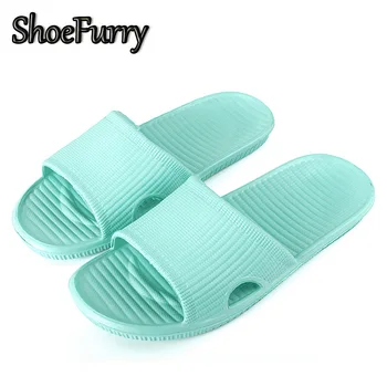 ShoeFurry Letné Byt Sandále Ženy Pláže Topánky Candy Farby Krytý Domov Papuče Žena Protišmykové Kúpeľňa Papuče Flip Flops