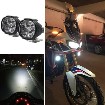 2 Ks Auto, Motocykel Vodotesný LED Vonkajšie Svetlá Hmlové Svetlo predné svetlo na Čítanie predné svetlo biele svetlo