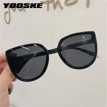 YOOSKE 2020 Módne Cat Eye slnečné Okuliare Ženy Dizajn Značky Slnečné Okuliare Retro Okuliare UV400 Vonkajšie Slnečné Oculos De Sol