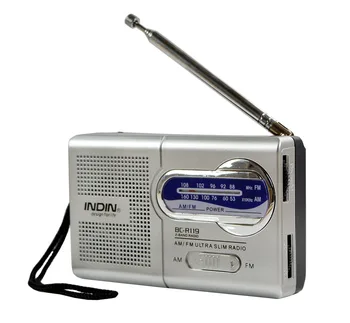 Mini Prenosné Rádio Teleskopická Anténa Reproduktor Vonkajšie Dual Band AM, FM, Prehrávač Hudby Univerzálny Prijímač Rádiového signálu