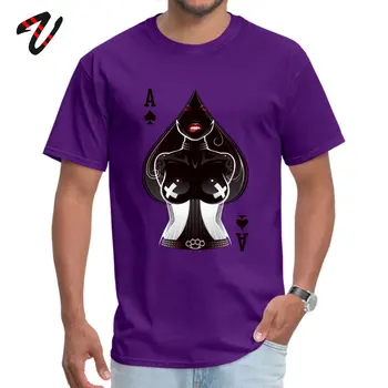 Ace T-shirt Mužov Poker Karty Ženy Tričko Printed Sexy Letné Šaty, Hip Hop Mens O Krk Krátky Rukáv Bavlna Tee Tričko Swag Topy