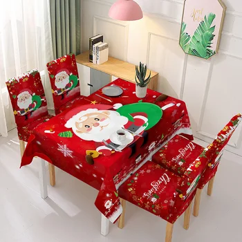 Tlač DecorativeTableclothThick Obdĺžnikový Jedálenský Stôl Kryt Čaj obrus na Vianoce Dekor Tabuľka Nový Rok Dodávky