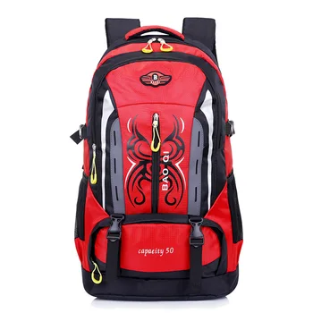 50L unisex mužov batoh travel pack športová taška pack Vonkajšie Horolezectvo, Turistiku, Horolezectvo, Camping vodotesný batoh pre mužov