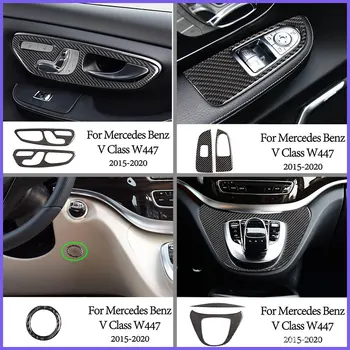 Pre Mercedes-Benz V-Trieda-2020 Interiéru Vozidla Modifikáciu Častí Skutočné Uhlíkové Vlákna (Mäkké) Rôzne Možnosti