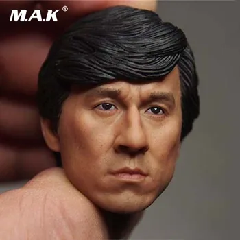 Zberateľskú 1/6 Rozsahu PVC Jackie Chan Mužskej Hlavy Sculpt Vyrezávané Model pre 12