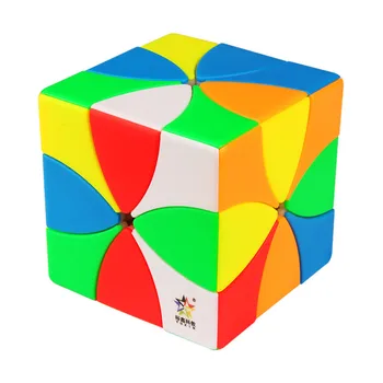 Yuxin Osem Lístkov Kocky 3x3 Magnetické Podivný Tvar Osem Listov Kvety Magic Cube