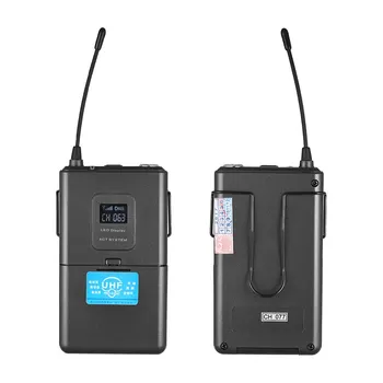 Ammoon 4t-taktné 4 Kanálový Profesionálny Mikrofón Systém UHF Bezdrôtový Headset Mikrofón Systém 4 Mikrofóny 1 Bezdrôtový Prijímač pre etapách