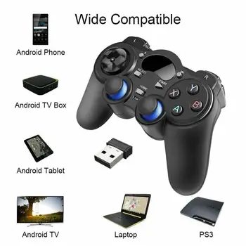 2.4 G Radič Gamepad Android Bezdrôtový Ovládač Gamepad s OTG Converter Pre PS3/Chytrý mobil, Pre Tablet PC, Smart TV Box