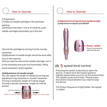 Dr. pen M7-W Derma Pero Ihiel Cartridge Ihly Tipy 12 pin ihly pre elektrické Micro Koľajových Derma Bezdrôtový Mikro Ihly Stroj