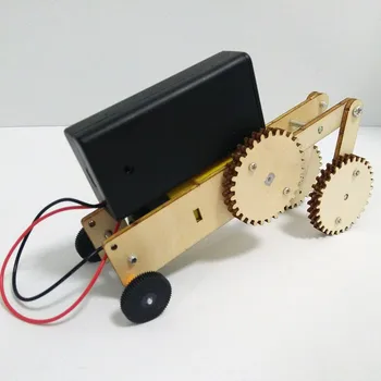 Elektrických zariadení Automobilov Deti DIY Vedy Projektu Hračky Technológie Zábavnej Fyziky Experiment Súpravy KMEŇOVÝCH Vzdelávania Darček