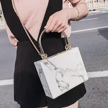 2020 dizajnér značky portable messenger reťazca stereotypné malé políčko žena taška retro nové lady reťazca políčka malé námestie, taška