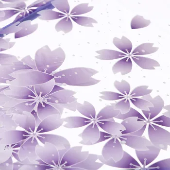 35# Žien Dážď Dáždnik Transparentné, Jasné Dáždnik Cherry Blossom Húb Apollo Sakura kvetov Vytlačené 3 Násobne Dáždnik