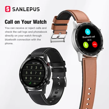 2020 SANLEPUS EKG Smart Hodinky Bluetooth Hovor Smartwatch Pre Mužov Nepremokavé Fitness Náramok Tepovej frekvencie Pre Android a Apple