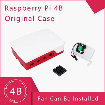 Raspberry Pi 4 Úradný Prípade Raspberry Pi 4 Case Fan EÚ/VB/USA, USB-C, Napájanie