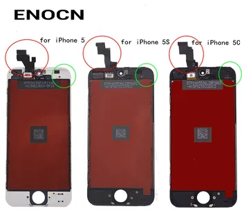 ENOCN Trieda AAA+++ Pre iPhone 5 5C 5S SE Dotykový LCD Displej Montáž Zbrusu Nový Displej LCD+Nástroje+doprava zadarmo